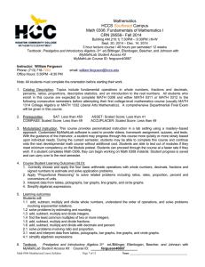 Math 0306 Modularized syllabus Fall 2014.doc