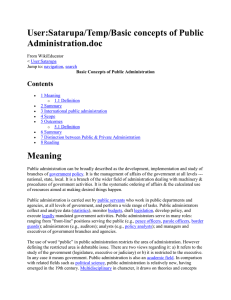 User:Satarupa/Temp/Basic concepts of Public Administration.doc