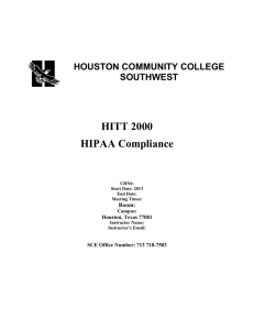 Syllabus HIPAA Comp Jan 2013.doc