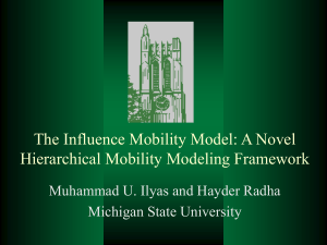 The Influence Mobility Model: A Novel Hierarchical Mobility Modeling Framework