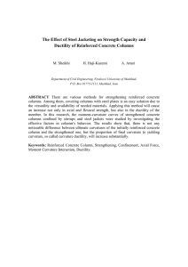 The Effect of Steel Jacketing on Strength Capacity and