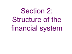 2 Structure of the UK financial system