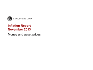 Inflation Report November 2013 Money and asset prices