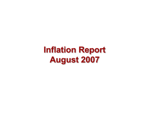Inflation Report August 2007