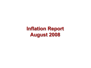 Inflation Report August 2008