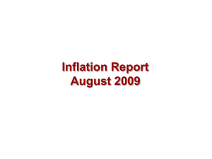Inflation Report August 2009