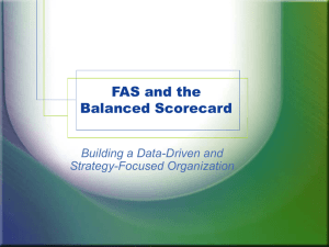FAS and the Balanced Scorecard