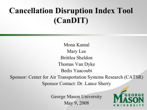 Cancellation Disruption Index Tool (CanDIT)