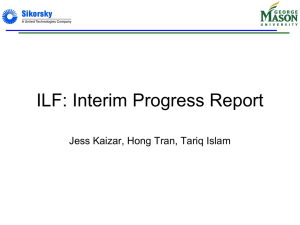 Interim Progress Report 1