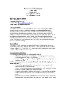 FITT 2409 -Theory of Exercise Program Syllabus Spring 2012.doc