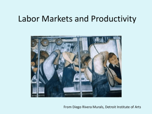 Labor Markets and Productivity