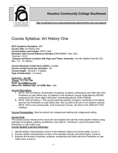 1303S Syllabus Art Hist. I.doc
