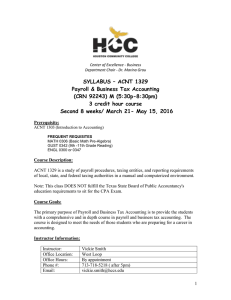 Spring 2016 Payroll Business Tax Accounting - 1329 (CRN92243) Mon - Copy.doc