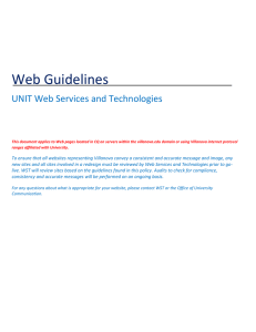 Web Guidelines