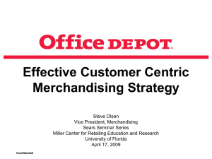 Office Depot Merchandise Strategy