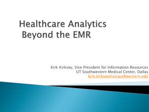 Healthcare Analytics Beyond EMR
