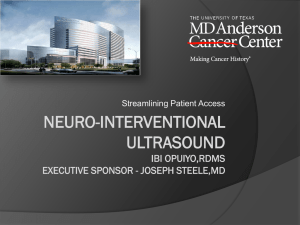 Neuro-interventional Ultrasound Improving Patient Access