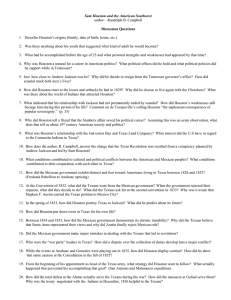 Sam Houston Discussion Questions.doc