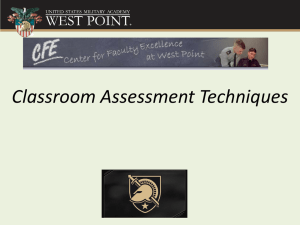Mon_4_Evans_Classroom Assessment Techniques