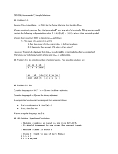 CSCI 338, Homework #7, Sample Solutions #1.  Problem 5.1. Assume EQ