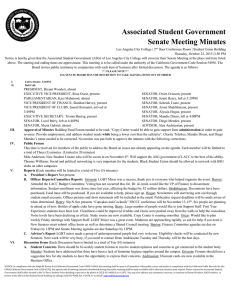 Senate Minutes 10.22.15