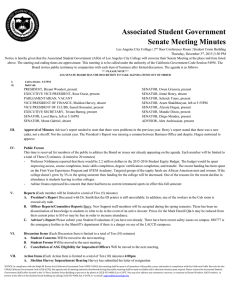 Senate Minutes 12.03.15