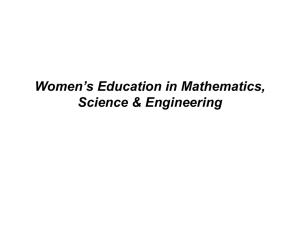 3- Women's Education in MSE.ppt