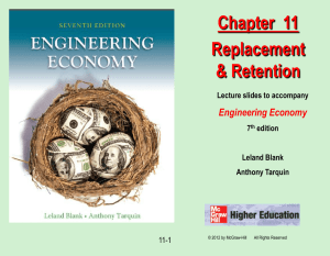 Chapter 11 - Replacement Retention Decisions.ppt
