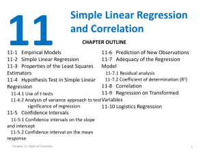 11- Simple Linear Regression Correlation.ppt