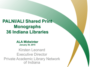 Private Academic Library Network of Indiana