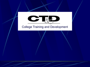 CTD Overview Presentation
