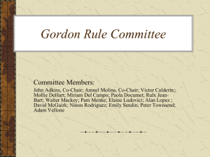 Click here to access the Gordon Rule Committee 2008