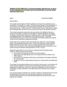 VENDOR LETTER TEMPLATE 2  (If using this template, delete... all other highlighted text and blank rows from the final...