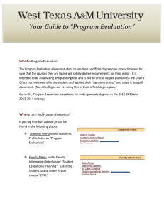 Your Guide to Program Evaluation