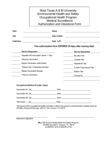 - OHP Medical Surveillance Authorization and Clearance Form