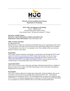 HCCS Spring 2016 Intro Syllabus.doc
