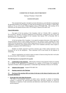 JOB(02)/28 14 March 2002  COMMITTEE ON TRADE AND ENVIRONMENT