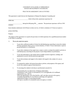 Practicum Agreement Form (doc)