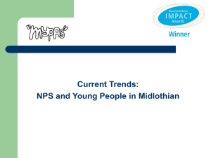 Current Trends: NPS and Young People in Midlothian