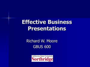 Effective Presentations Slides