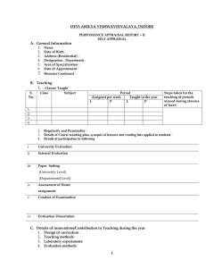 SELF APPRAISAL Form(.doc)