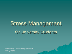 Stress Managment Workshop