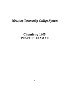 CHEM 1405 Practice Exam #2 (2015).doc