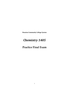 CHEM 1405 - Practice Final Exam -2015.doc