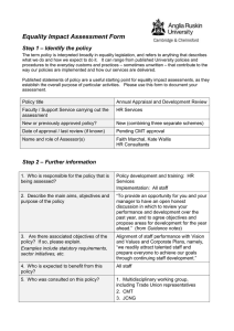 Appraisal Scheme from 2009