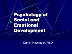 Psychology of Social and Emotional Development