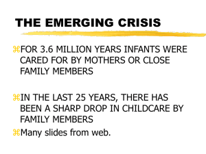 Background: Child care crisis (from internet)