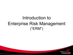 Introduction to ERM