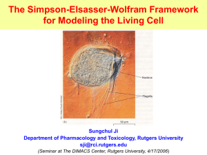 The Simpson-Elsasser-Wolfram (SEW) Framework for Modeling the Living Cell