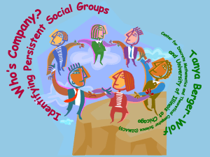 Persistent Social Groups